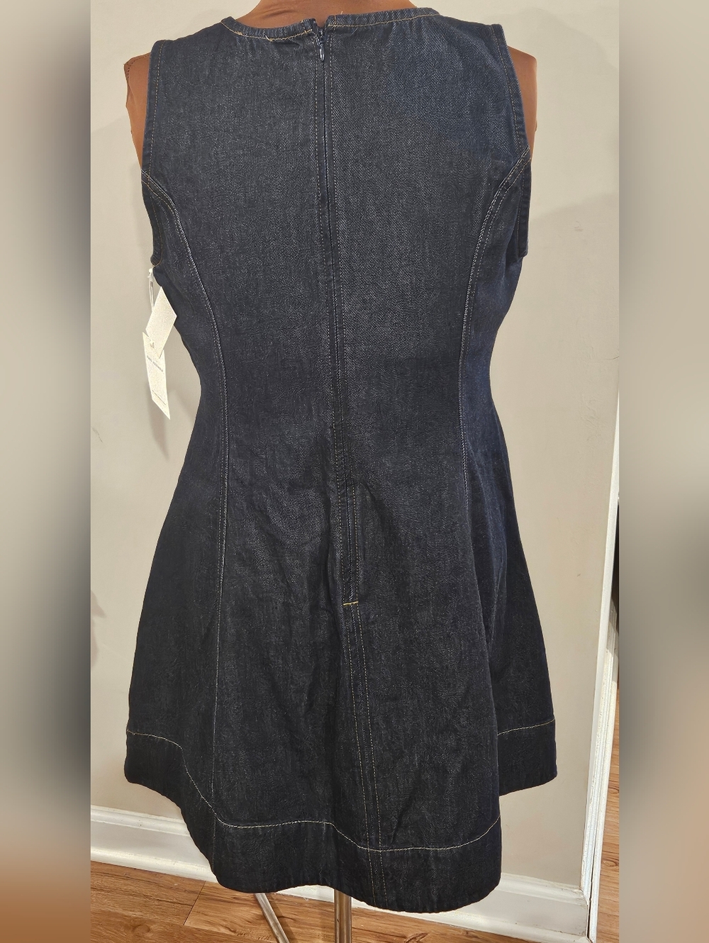 Free Assembly Denim Dress Sz 14 NWT - Picture 5 of 7